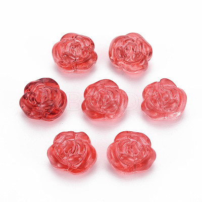 Transparent Baking Paint Glass Beads X-GLAA-S190-022-A01-1