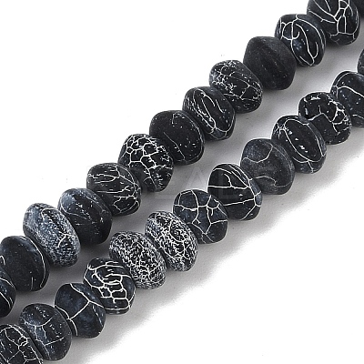 Natural Weathered Agate Beads Strands G-NH0047-A01-01-1