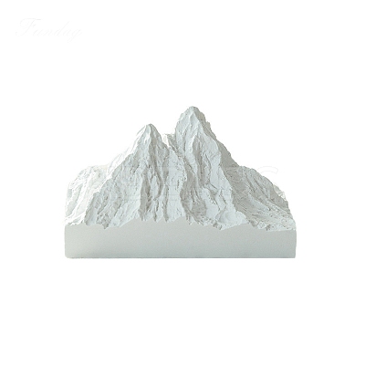 Gesso Alps Snow Mountain Statue Ornaments AUTO-PW0002-03-1