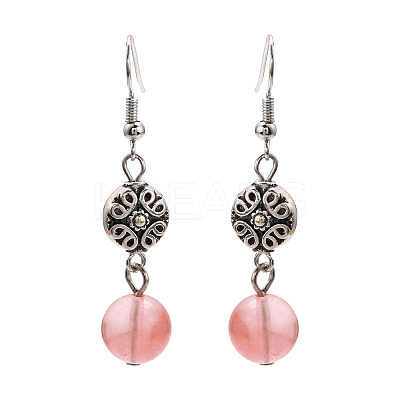 Fashion Tibetan Style Earrings EJEW-JE00405-1