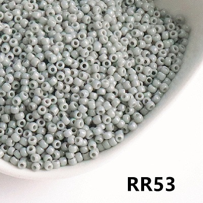 Opaque 11/0 Glass Seed Beads SEED-I013-2mm-RR53-1