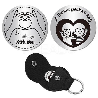 2Pcs 2 Style PU Leather Guitar Clip AJEW-CN0001-21H-1