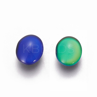 Glass Cabochons GGLA-J010-05-8x10mm-1