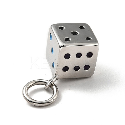 304 Stainless Steel Enamel Pendants X-STAS-E058-05P-1