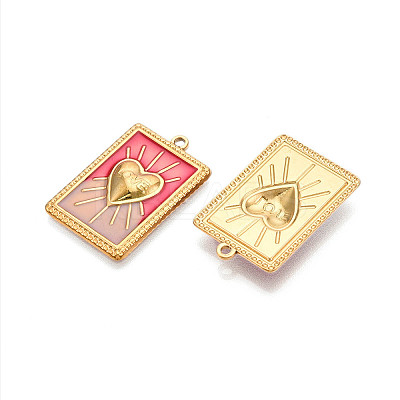 Ion Plating(IP) 304 Stainless Steel Pendants X-STAS-N107-05A-G-1