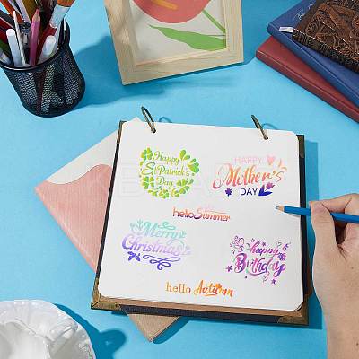 Plastic Stamps DIY-WH20018-0134-1
