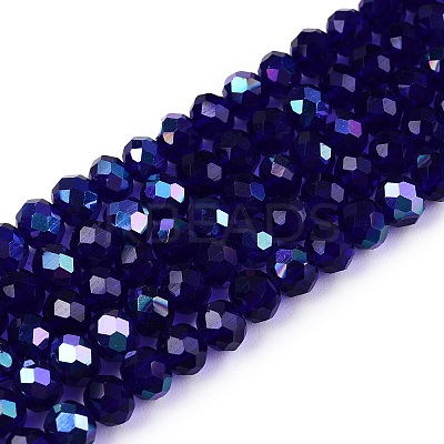 Electroplate Glass Beads Strands LS-EGLA-A044-T4mm-L06-1