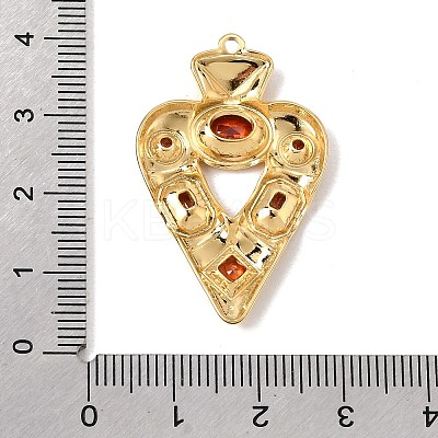 304 Stainless Steel Rhinestone Pendants SA-CBAA9A2-01G-03-1