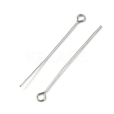 304 Stainless Steel Eye Pins STAS-YW0001-51-1