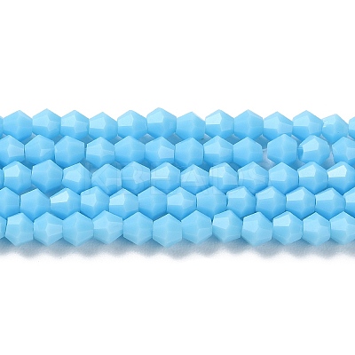 Opaque Solid Color Imitation Jade Glass Beads Strands LS-EGLA-A039-P4mm-D12-1