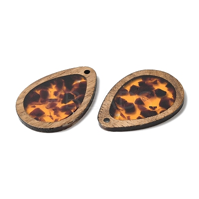 Wood & Resin Pendant WOOD-H104-22-08-1