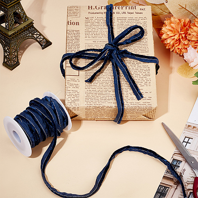 10 Yards Velvet Ribbons OCOR-DR0001-10B-1