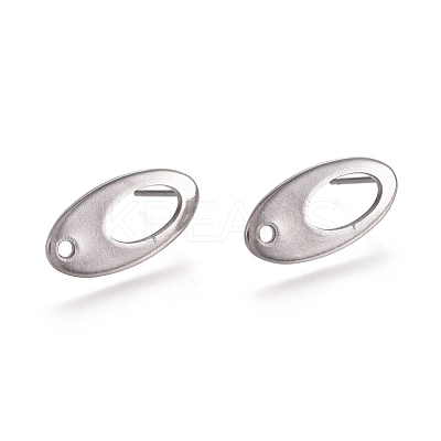 Tarnish Resistant 304 Stainless Steel Stud Earring Findings STAS-E482-01P-1