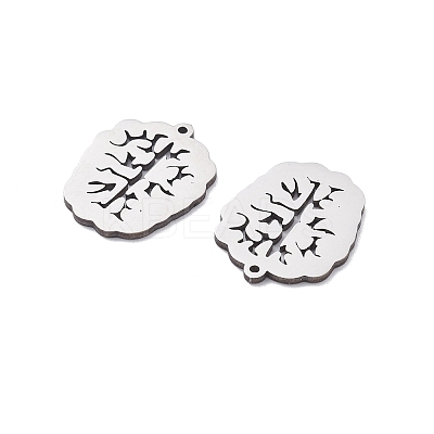 201 Stainless Steel Pendants STAS-V001-23-1