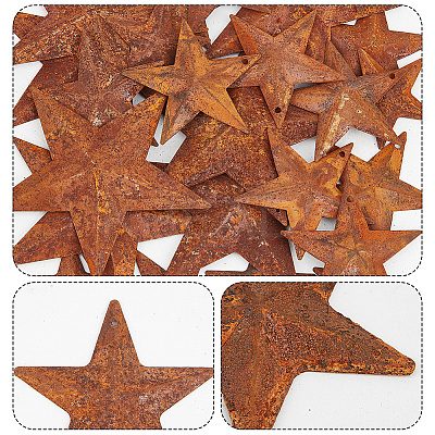 50Pcs 2 Styles Iron Pendants IFIN-GF0001-41B-1