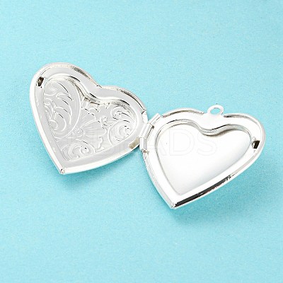 Brass Locket Pendants LS-KK-M263-01S-1