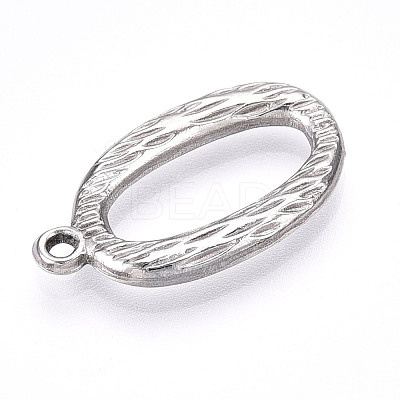 304 Stainless Steel Pendants STAS-N117-01P-O-1