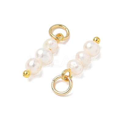 Natural Cultured Freshwater Pearl Pendants PALLOY-JF05479-1