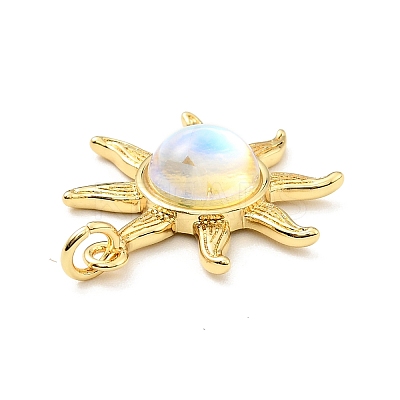 Glass Pendants X-KK-G416-04G-1