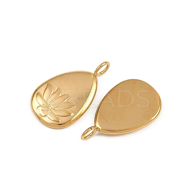 304 Stainless Steel Pendants STAS-A120-08G-1