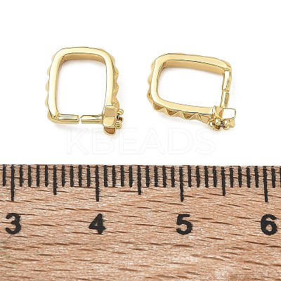 Brass Pave Clear Cubic Zirconia Ice Pick Pinch Bails CU-CBAD360-16G-1