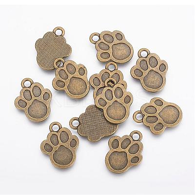 Tibetan Style Alloy Pendants TIBEP-21652-AB-NR-1