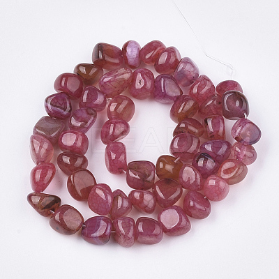 Natural Dragon Veins Agate Beads Strands X-G-S349-28F-1
