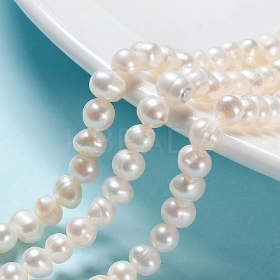 Natural Cultured Freshwater Pearl Beads Strands PEAR-I004-06-01A-1