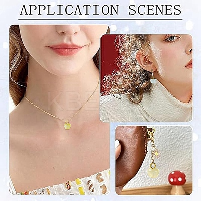 30Pcs Resin UV Reactive Charms PALLOY-YW00173-01-1