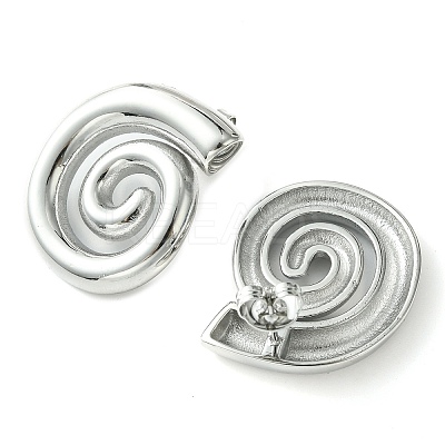 Non-Tarnish 304 Stainless Steel Stud Earrings EJEW-Z038-07P-1
