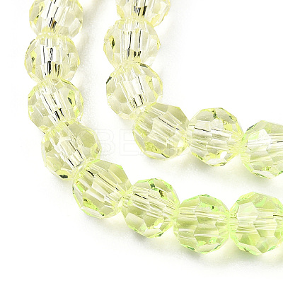 Transparent Glass Beads Strands X-GLAA-E036-07Z-03-1