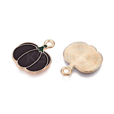 Thanksgiving Day Theme Alloy Enamel Pendants X1-ENAM-T020-35L-1