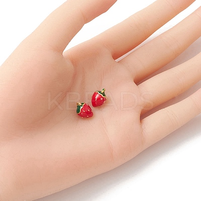 2Pcs Brass Enamel Charms KK-YW0001-80-1