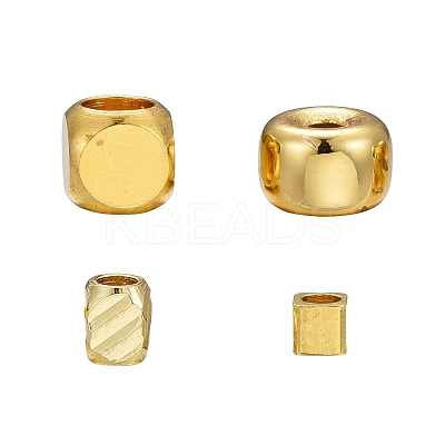 60Pcs 4 Style Brass Spacer Beads Set KK-LS0001-09G-1
