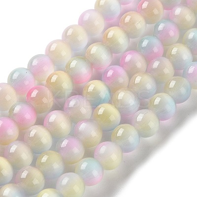 Cat Eye Beads Strands CE-P004-B-8mm-1