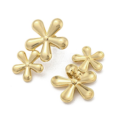 304 Stainless Steel Stud Earrings EJEW-R157-13G-1
