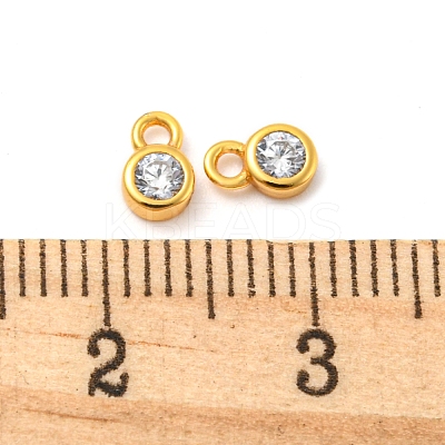 Real 18K Gold Plated 925 Sterling Silver Charms STER-K176-03F-G-1