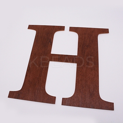Large Natural Wood Letters for Christmas DIY-WH0181-65-1