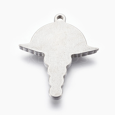 Non-Tarnish 304 Stainless Steel Pendants STAS-E444-30-1