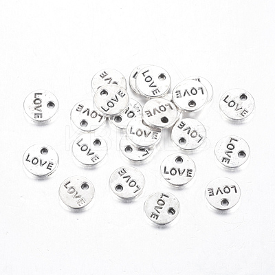 Tibetan Style Alloy Charms Pendants TIBEP-A123976-AS-LF-1