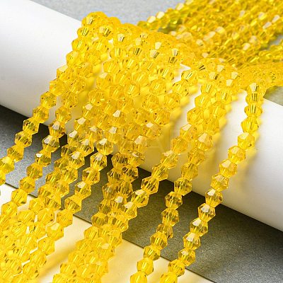 Transparent Glass Beads Strands LS-EGLA-A039-T4mm-D22-1