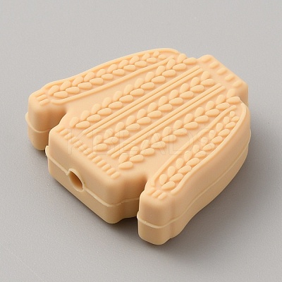 Sweater Food Grade Eco-Friendly Silicone Focal Beads SIL-SZC0008-02C-1