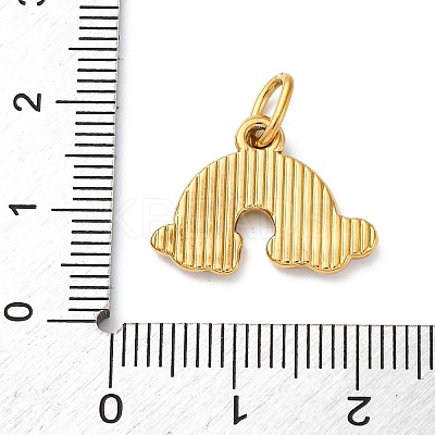 304 Stainless Steel Enamel Pendants STAS-I331-05G-1