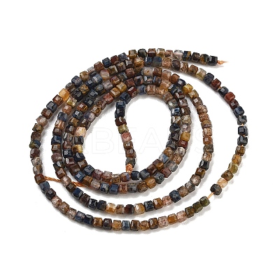 Natural Pietersite Beads Strands G-H042-B10-01-1