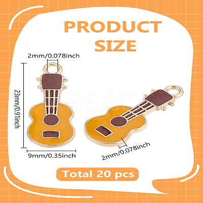 20Pcs Eco-Friendly Zinc Alloy Pendants ENAM-LP0001-05-1