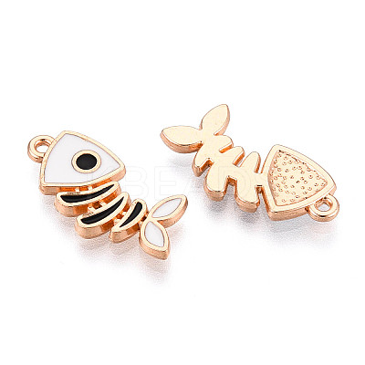 Alloy and Enamel Pendants ENAM-T021-33B-G-1