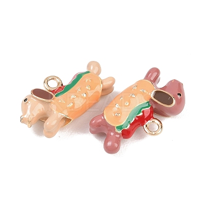 Alloy Enamel Pendants ENAM-A012-01G-1