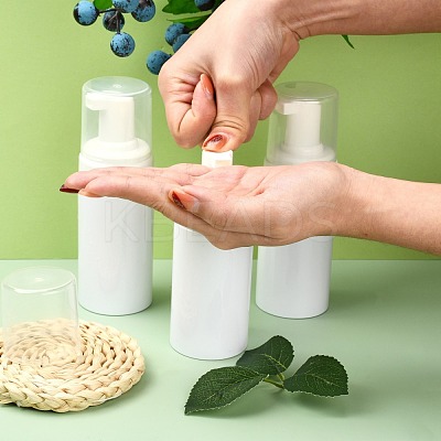 100ml Refillable PET Plastic Foaming Soap Dispensers TOOL-WH0080-52A-1