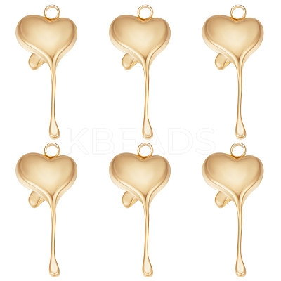 15Pcs Ion Plating(IP) 304 Stainless Steel Pendants STAS-BBC0002-11-1