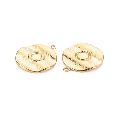 Ion Plating(IP) 304 Stainless Steel Pendant Enamel Settings STAS-N097-198LG-1
